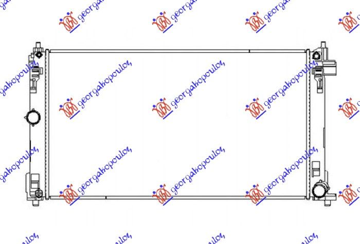 Hladnjak motora 1.2 turbo benzin (675X375X26) (KOYO)