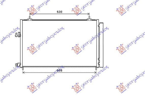 Hladnjak klime za sve modele benzin-dizel (655×415×16)