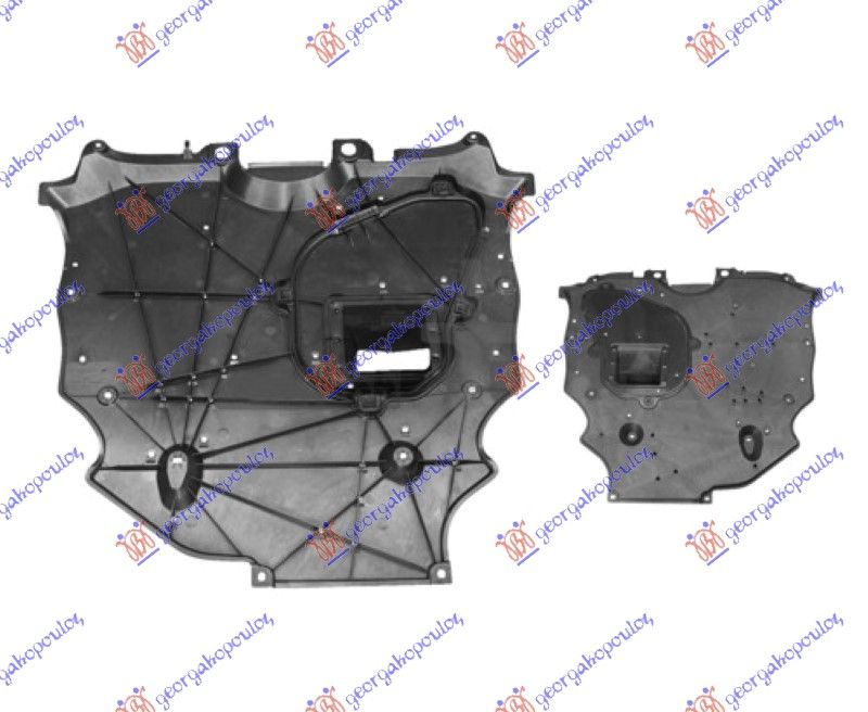 Zaštita ispod motora plastična zadnja (2WD)