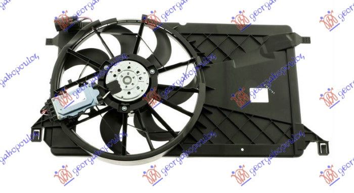 Ventilator hladnjaka komplet jednini 1.8-2.0 benzin/flexi fuel - 1.6-1.8 tdci dizel (390 MM) (2 PINA)