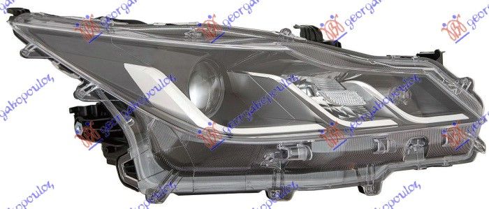 Far električni (HIR2) s LED drl (E) (DEPO)