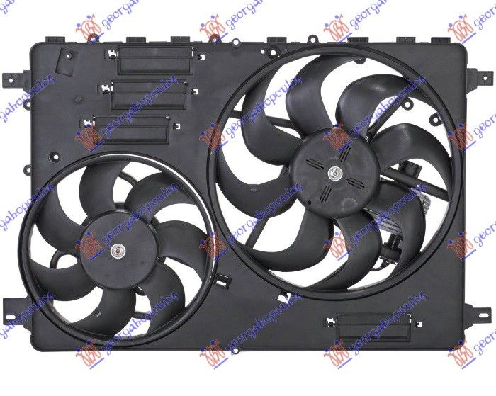 Ventilator komplet (DUPLI)  benzin-dizel (3PIN)