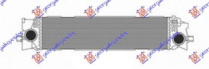 Hladnjak interkulera 2.0 benzin – dizel (615X162X80)