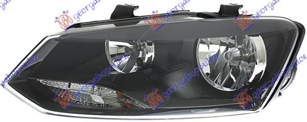 Far električni dupla leća (CRNI OKVIR) (E) (S MOTOROM) (TYC)