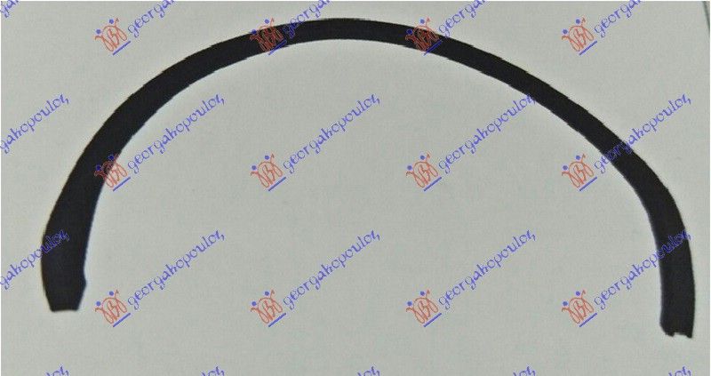 Zadnji rub blatobrana plastični