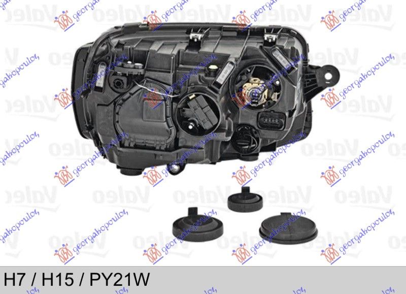 Far električni  h7/h15 (VALEO)