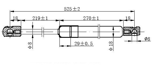 Amortizer gepeka (525L-150N)