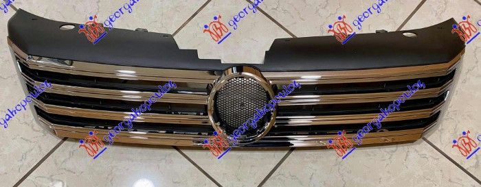 Mat crna rešetka, sve krom