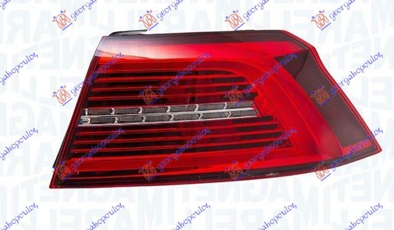 Štop lampa vanjska limuzina LED (SREDNJI ŽMIGAVAC) (MARELLI)