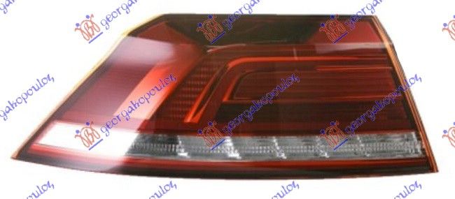 Štop svjetlo vanjska strana sedan LED (DOJNJI BLINKER) (HELLA)