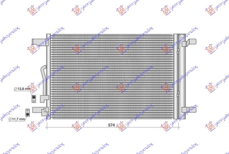 Hladnjak klime 1.4-1.5-2.0 tsi benzin - 2.0 tdi dizel (576×388)