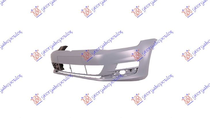 Prednji branik grundiran (SA/BEZ PRSKALICA) (SA/BEZ PDC SENZORA)