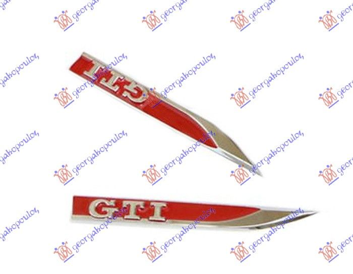 Znak na blatobranu (GTI) (SET)