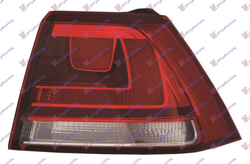 Štop lampa vanjska crna (VALEO)