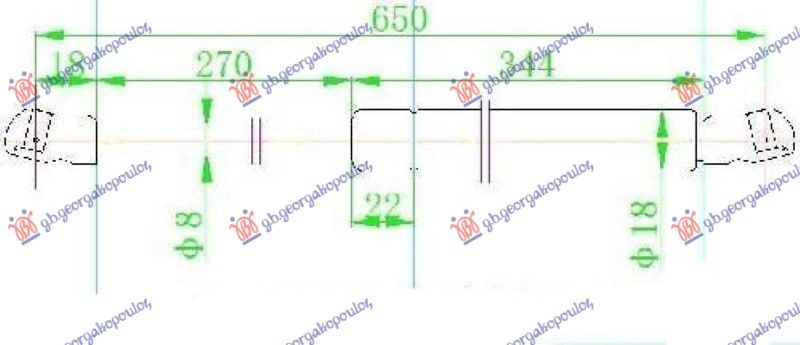 Amortizer haube (649L-250N)