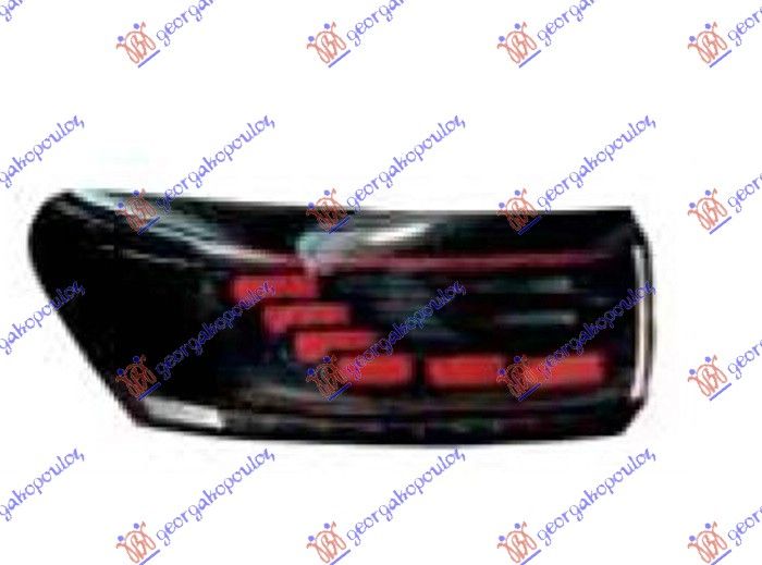 Štop svjetlo vanjska strana (3 VRATA) LED dynamic (O)