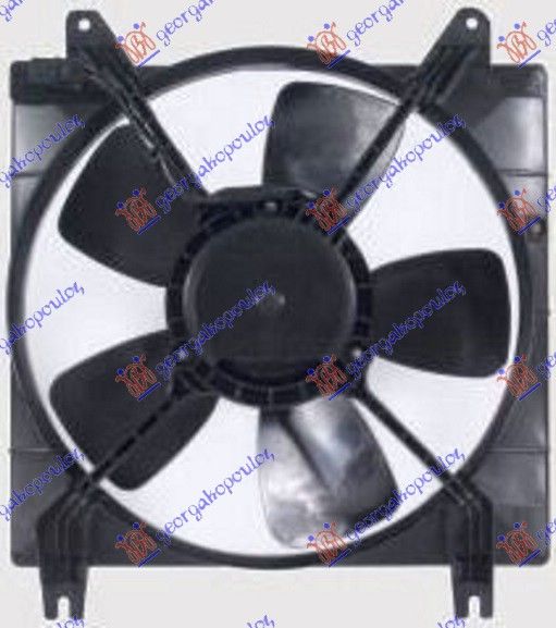 Ventilator hladnjaka komplet (BENZIN)