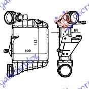 Hladnjak interkulera 1.9 tdi (183X187X64) quickfit